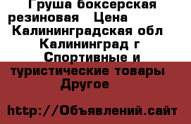 Груша боксерская резиновая › Цена ­ 3 500 - Калининградская обл., Калининград г. Спортивные и туристические товары » Другое   